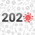 Coronavirus 2020 year concept