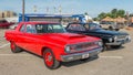 1965 Coronet and 1962 Dart at the Woodward Dream Cruise Royalty Free Stock Photo