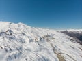 Coronet peak ski field. Royalty Free Stock Photo