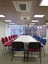 Corporate boardroom at a head office. Royalty Free Stock Photo