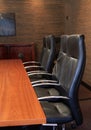 Corporate boardroom setting Royalty Free Stock Photo