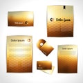 Corporate brand Business identity design Template Layout. Letter, Letterhead, Folder, card. Vector company triangle