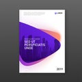 Corporate brochure cover design template