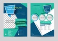 Corporate brochure flyer design layout template in A4 size
