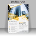 Corporate Business abstract vector template flyer