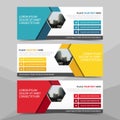 Corporate business banner template,