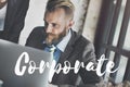 Corporate Business Company Organization Management Concept Royalty Free Stock Photo