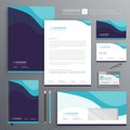 Corporate Business Identity template design stationery Vector abstract background with memo Gift Items Color promotional souvenir