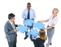 Corporate Business People Teamwork Support Partnership Concept Royalty Free Stock Photo