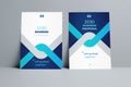 Corporate Business Proposal Catalog Cover Design Template adept to any Project. Royalty Free Stock Photo