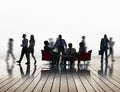 Corporate Business Team Discussion Collaboration Concept Royalty Free Stock Photo