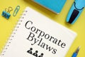 Corporate Bylaws is shown using the text