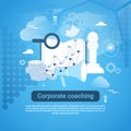 Corporate Coaching Template Web Banner With Copy Space
