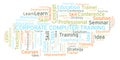 Corporate Computer Training word cloud.