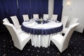 Corporate events or wedding table arrangement