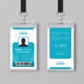 Corporate ID card design template