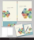 Corporate Identity Business Folder Template. Royalty Free Stock Photo