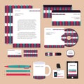 corporate identity designs. Vector illustration decorative design Royalty Free Stock Photo
