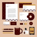 corporate identity designs. Vector illustration decorative design Royalty Free Stock Photo