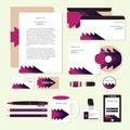 corporate identity designs. Vector illustration decorative design Royalty Free Stock Photo