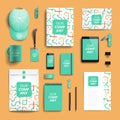 Corporate identity print template