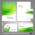 Corporate identity template for business artworks Royalty Free Stock Photo