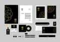 Corporate identity template for your business includes CD Cover, Business Card, folder, ruler, Envelope and Letter Head Designs U