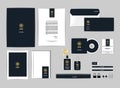 Corporate identity template for your business includes CD Cover, Business Card, folder, ruler, Envelope and Letter Head Designs W