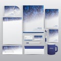 corporate identity. Vector illustration decorative design Royalty Free Stock Photo