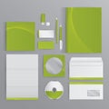 Corporate identity. Vector illustration decorative design Royalty Free Stock Photo