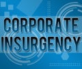 Corporate Insurgency Business Background Royalty Free Stock Photo
