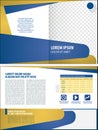 Corporate layout template Royalty Free Stock Photo