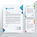 Corporate letterhead design, Business style corporate letterhead design