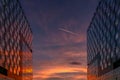 Corporate modern architecture buildings in Bucharest , Gate Tower Royalty Free Stock Photo