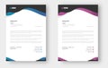 corporate modern business letterhead design template