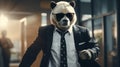 Corporate Punk Bear: A Sublime Wilderness In Ray Tracing Style