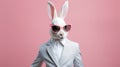 Corporate Punk Rabbit A Stylish Twist On A Classic Character