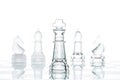 Corporate strategy Business Choice, transparent glass Chess grou