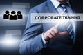 Corporate Training Webinar E-learning Skills Business Internet Technology Concept Royalty Free Stock Photo