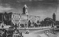 Old Black and White Photo corporation Building Madrass