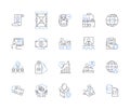 Corporation business outline icons collection. Corporate, Business, Enterprises, Enterprises, Entrepreneurship