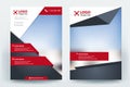 Corporative business flyer brochure vector template design