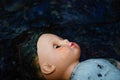 Doll under water Royalty Free Stock Photo