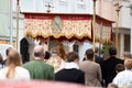 Corpus Christi procession in Schwanenstadt Royalty Free Stock Photo