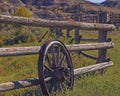 Corral near Medora, North Dakota Royalty Free Stock Photo