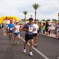 CORRALEJO - OCTOBER 30: Runners start the race