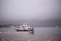 The Corran Ferry at Onich in Scotland Royalty Free Stock Photo