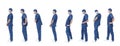 Correct and incorrect standing postures