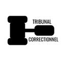 Correctional tribunal symbol icon