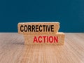 Corrective action symbol.